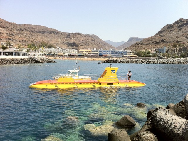 The Yellow Submarine Puerto Mogan Gran Canaria The Yellow Submarine Puerto Mogan Gran Canaria