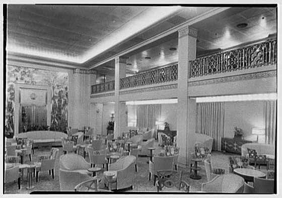 American Star Interiør 2 Den gang det het SS America