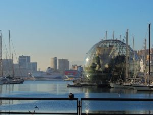 Havna i Genova Italia