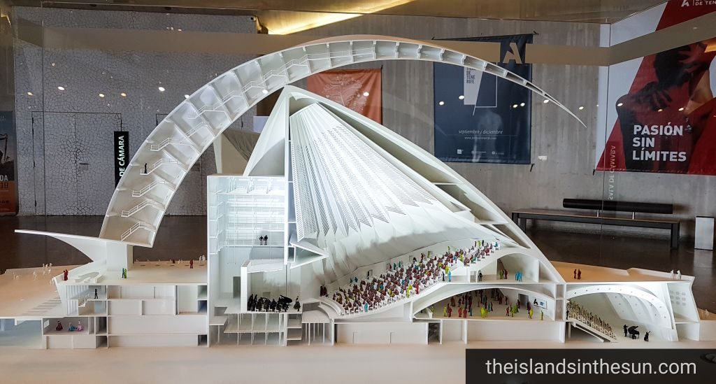 Santa Cruz de Tenerife Auditorio de Tenerife snitt