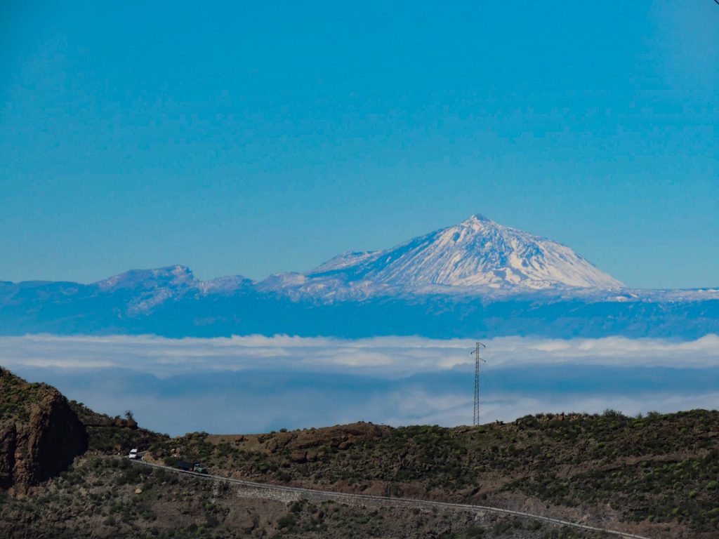 Teide på Tenerife sett fra Gran Canaria