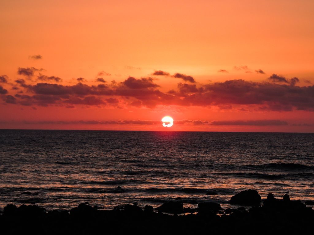 Lanzarote Solnedgang El Golfo