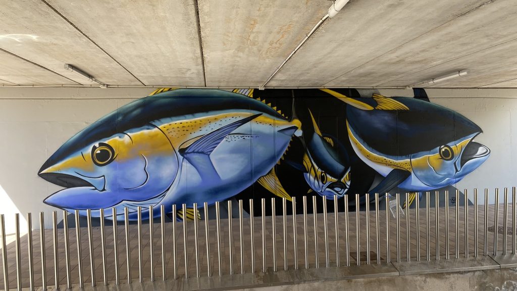 Graffiti av KAZ i Arguineguin Foto Torill Slåtten Jacobsen