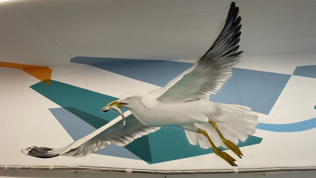 Graffiti av KAZ i Arguineguin Foto Torill Slåtten Jacobsen